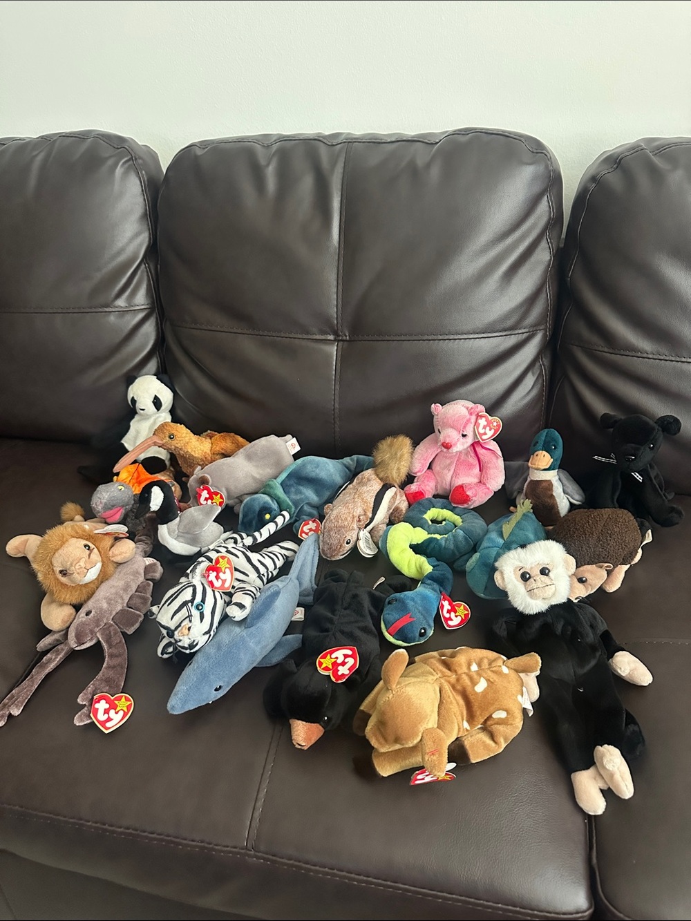 Ty Beanie Babies (Lot of 20) - Mix of Original Tags and Untagged